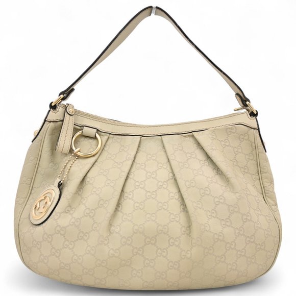 Gucci Sukey One-Shoulder Bag in Light Greige - Picture 1 of 10